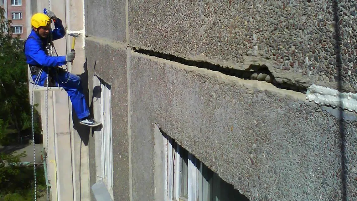 reparación del edificio