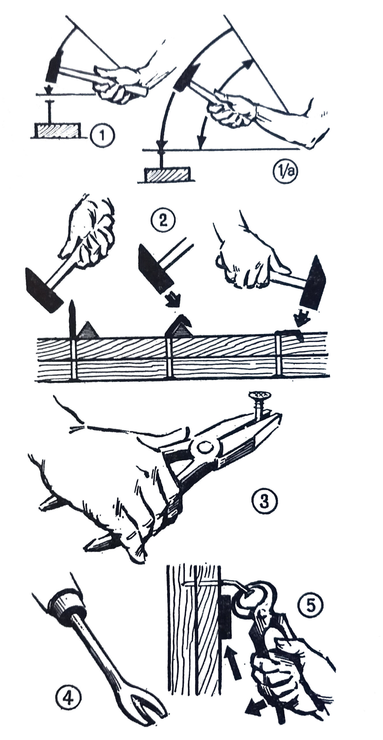 savijanje i vađenje eksera